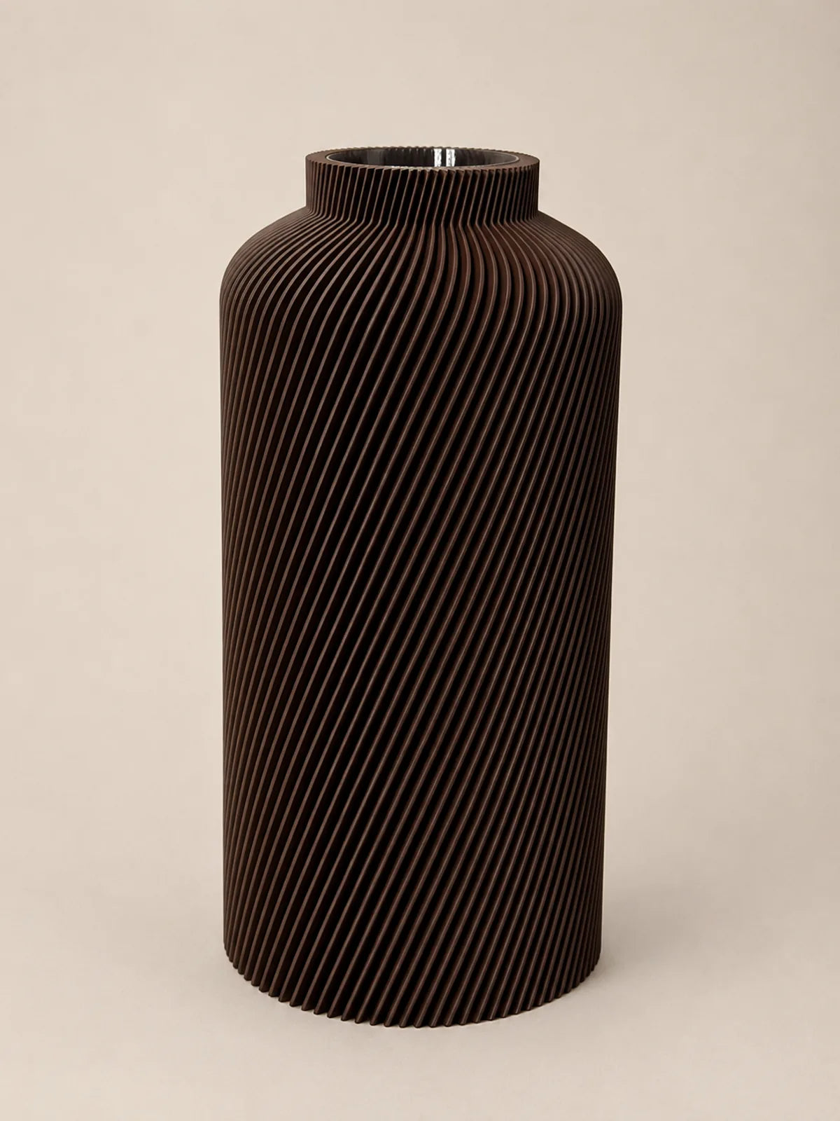Silo Vase in Brown