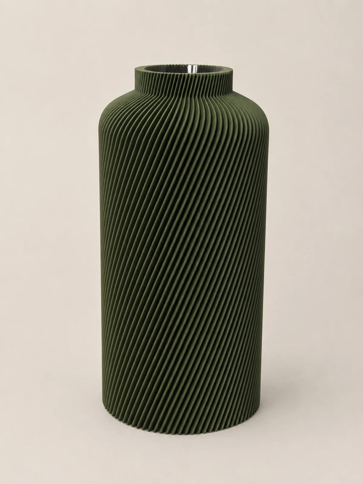 Silo Vase in Olive